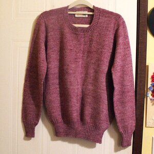 MAUVE PINK PREPPY SWEATER M